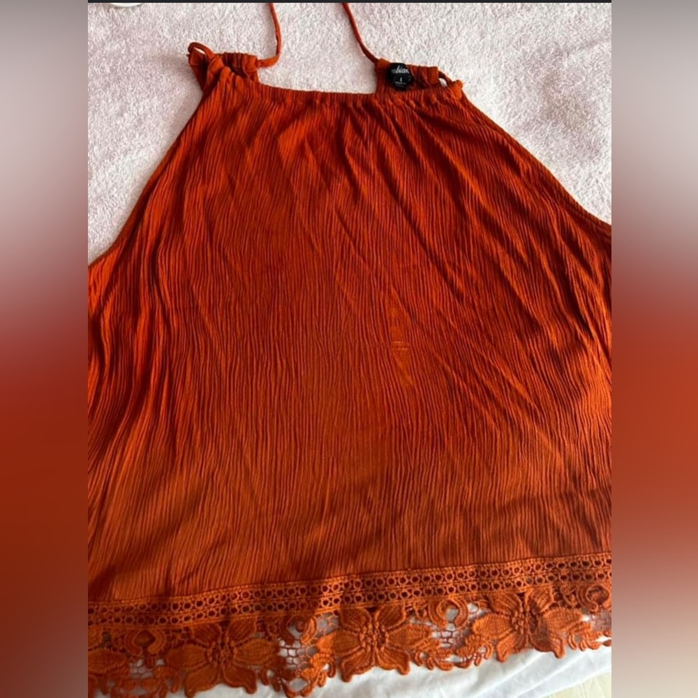 Orange tank top
